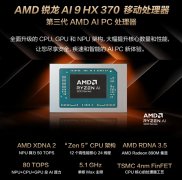 该处置器还集成Radeon890M集显、XDNA2架构N